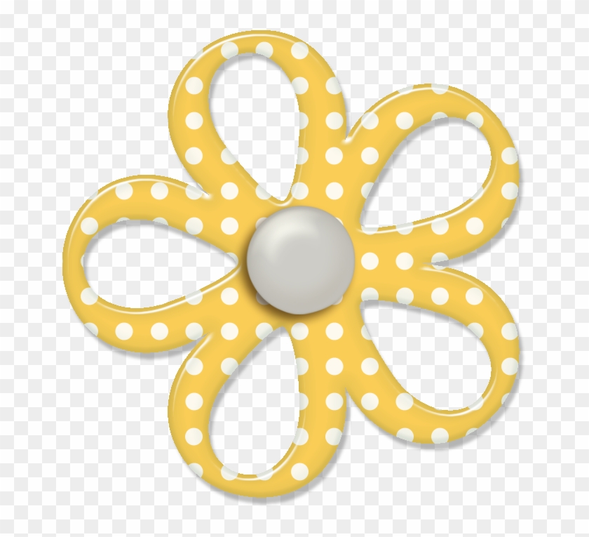 Applique Designs, Art Flowers, Polka Dots, Grass, Clip - Circle #772927