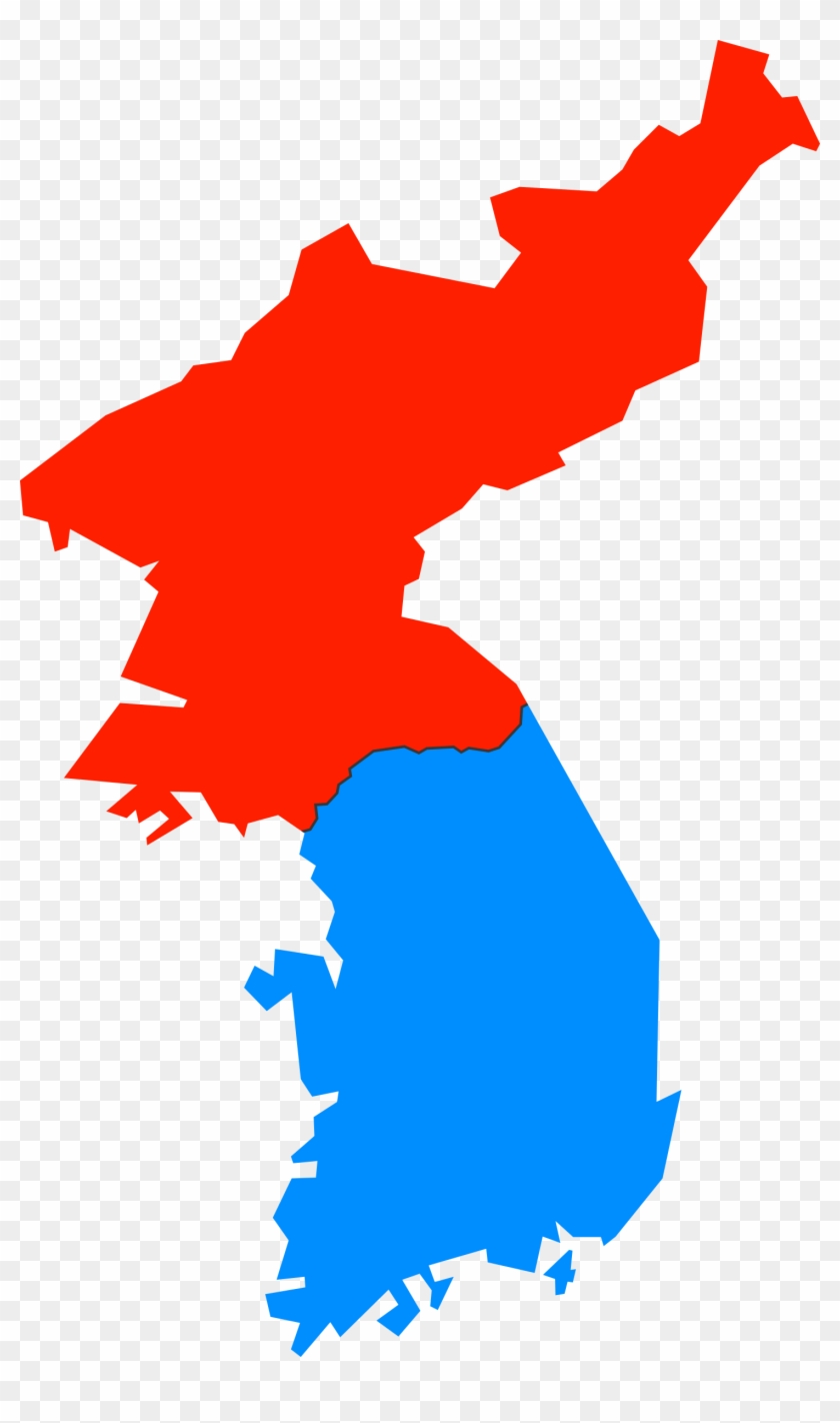 North And South Korea Map #773153