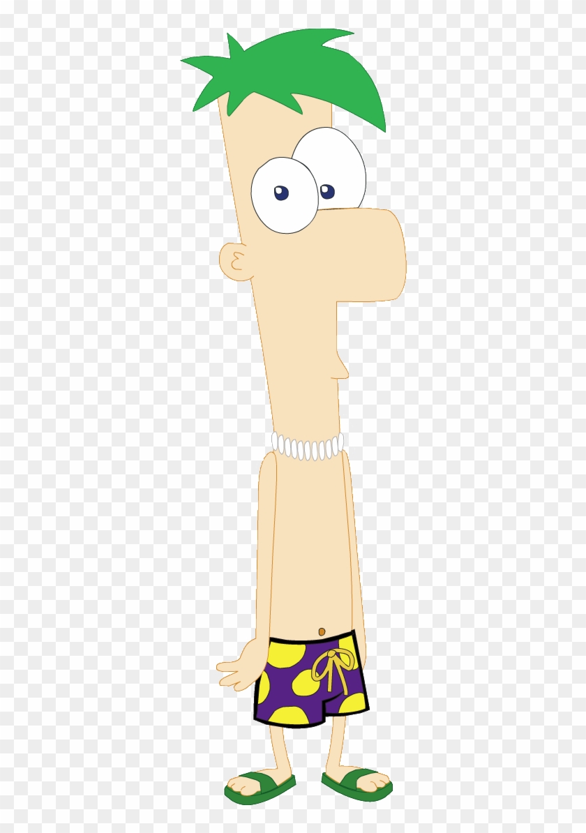 Thumbnail For Version As Of - Ferb In Swim Trunks #773782