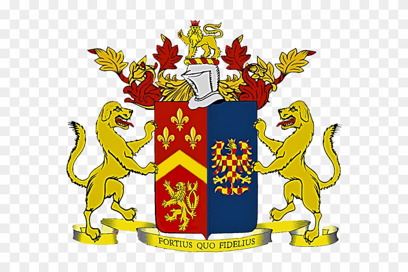 Per Pale Gules And Azure, In Dexter, A Chevron Or Between - Czech Republic Coat Of Arms #774223