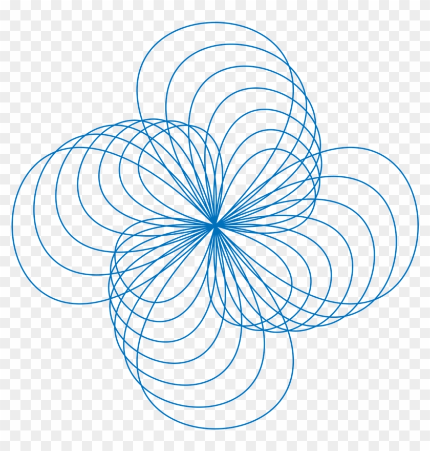 Spirograph Pattern Drawing Png Image - Line Art #774684