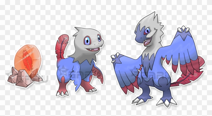 Fakemon Fire Starters - Fan Made Fossil Pokemon #774807
