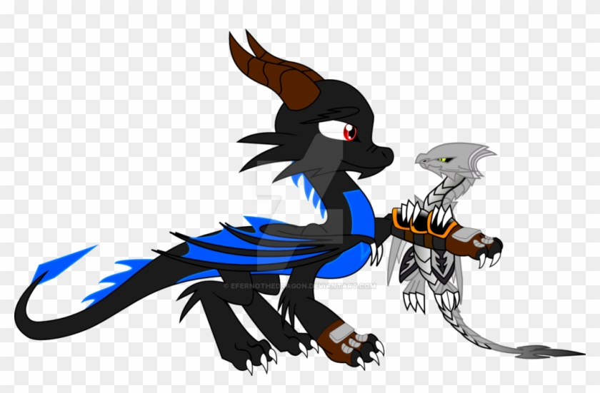 Nick And Bladewing By Efernothedragon - Illustration #774811