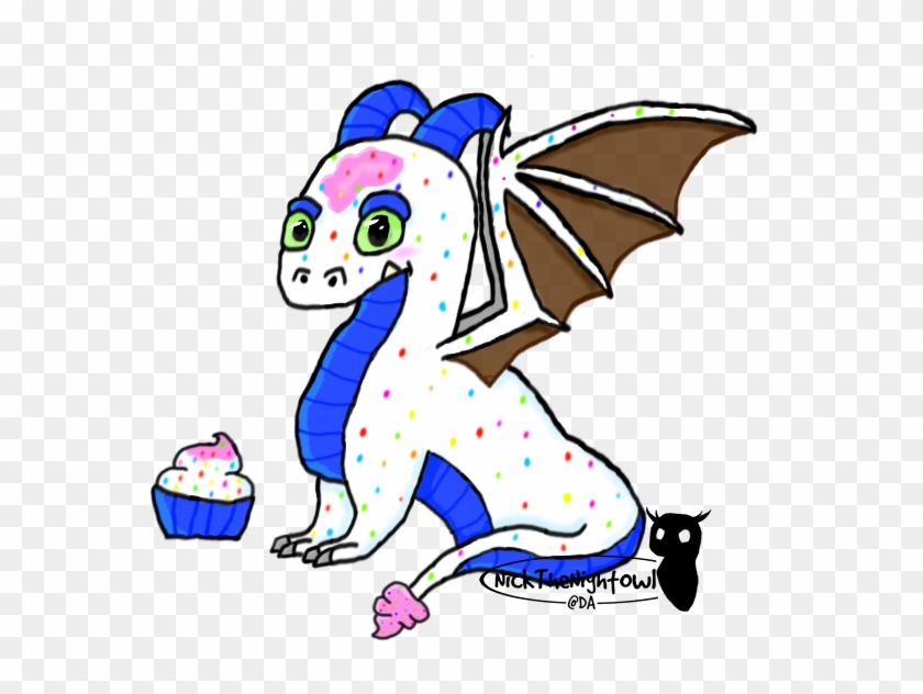 Cupcake Dragon By Nickthenightowl - Cupcake Dragon By Nickthenightowl #774945