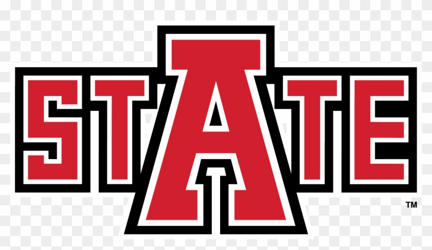 2-color State Mark For Light Background - Arkansas State University Red Wolves Football #775199