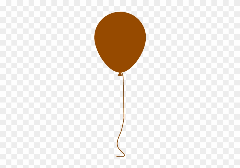 Brown Balloon 2 Icon Free Brown Party Icons - Brown Balloon Clipart #775521