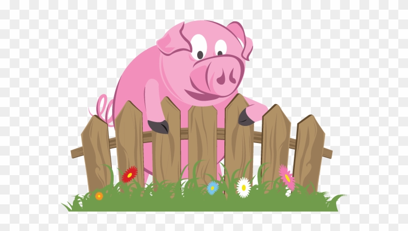 Domestic Pig Cartoon Clip Art - Domestic Pig Cartoon Clip Art #775632