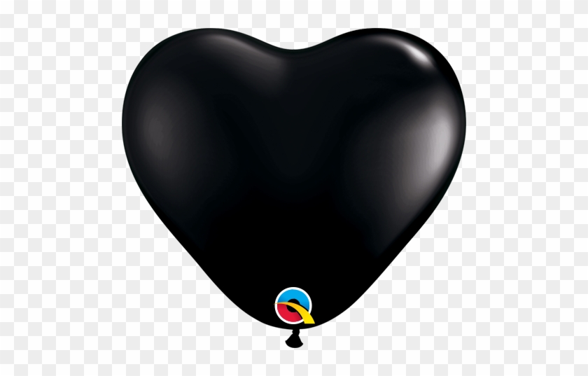 6″ Hearts Onyx Black - Decoart... 1 Großer Luftballon Latexballon Riesenluftballon #776009