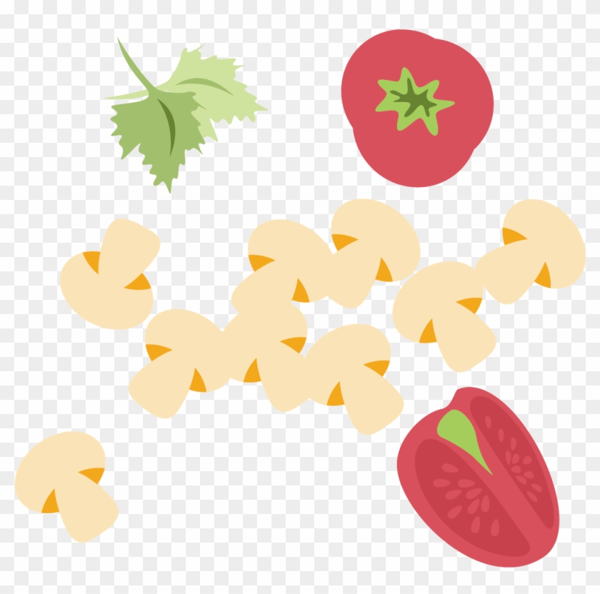 Flat Design Mushroom Tomato - Flat Design Mushroom Tomato #776108