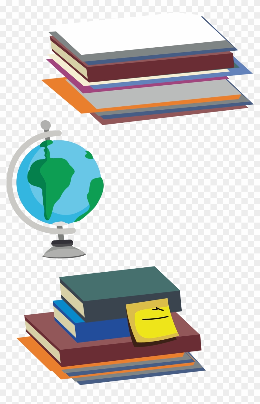 Class Teaching Books And Globe - Class Teaching Books And Globe #776374
