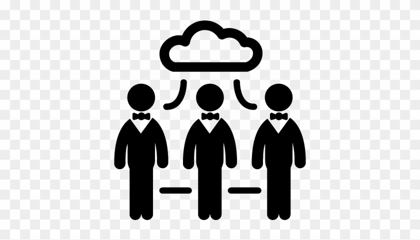 Cloud Computing Connecting People Vector - Bromas Del Dia Delos Santos Inocentes #776906