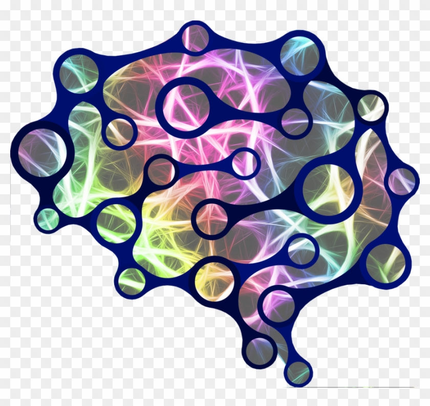 This Metaphor Allows Me To Portray The Complex, Back - Giclee Print: Colorful Neurons Nerve Healthy Modern #777119