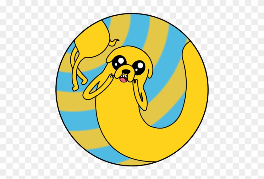 Jake Button Design By Makksim - Jake The Dog Stretching #777347