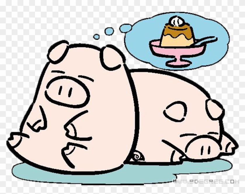 Cartoon Pig - Sleeping Pig - 猪 卡通 #777985