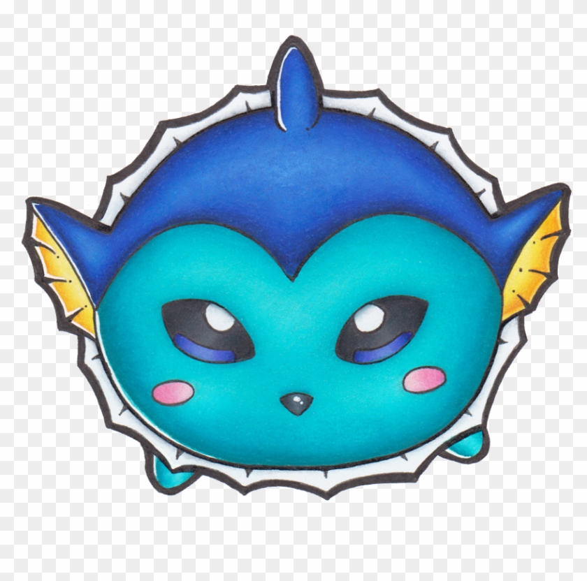Pokemon Chibi Vaporeon Tsum Tsum By Heatbish On Deviantart - Tsum Tsum Drawings Pokemon #778296