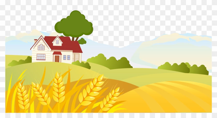 Landscape Rural Area Drawing Euclidean Vector - Vector Graphics #778464