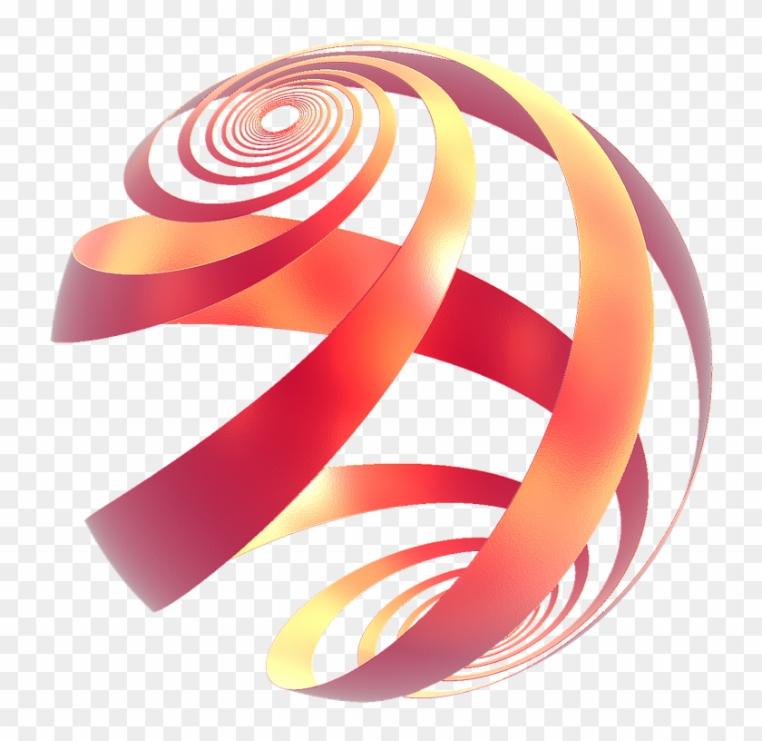 Sphere Circle - Ribbon Ball - Sphere Circle - Ribbon Ball #778654