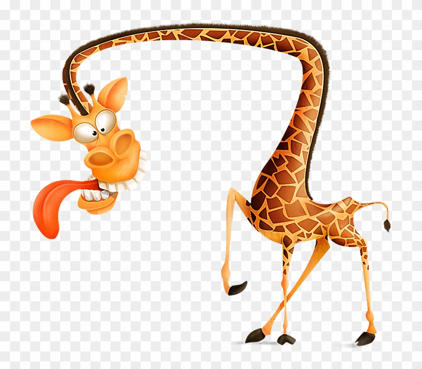 Crazygiraffe1 - Crazy Giraffe Cartoon #779077