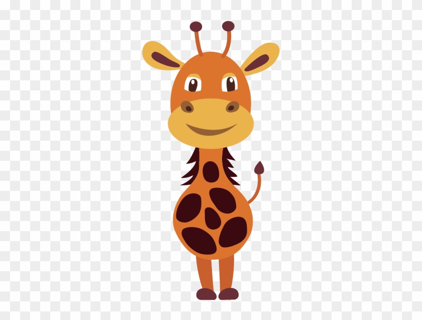 Giant Panda Giraffe Cartoon Illustration - Giant Panda Giraffe Cartoon Illustration #779269