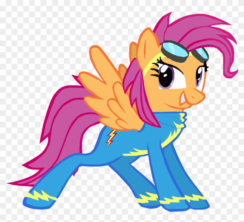 Scootaloo Wonderbolt By Baronmlp By Baronbronie Scootaloo - Cartoon #779326