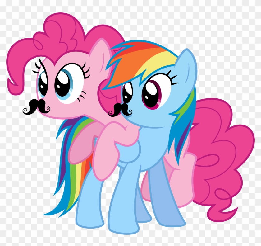 Dashie And Pinkie By Givralix Dashie And Pinkie By - Cartoon #779376