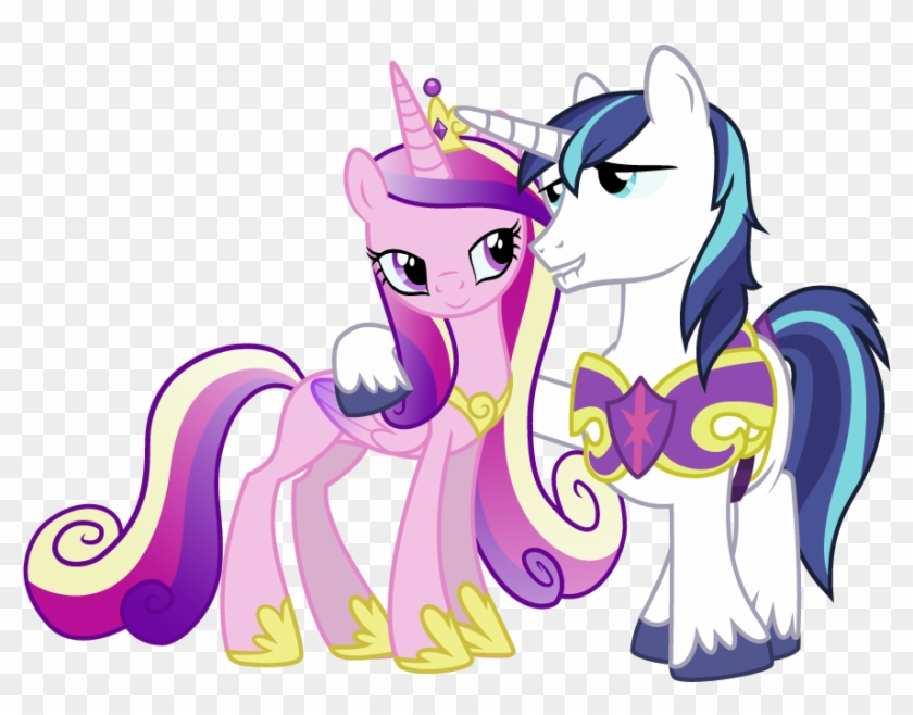 Cadence And Shining Armor By Punchingshark - Cadence Shining Armor My Little Pony #779580
