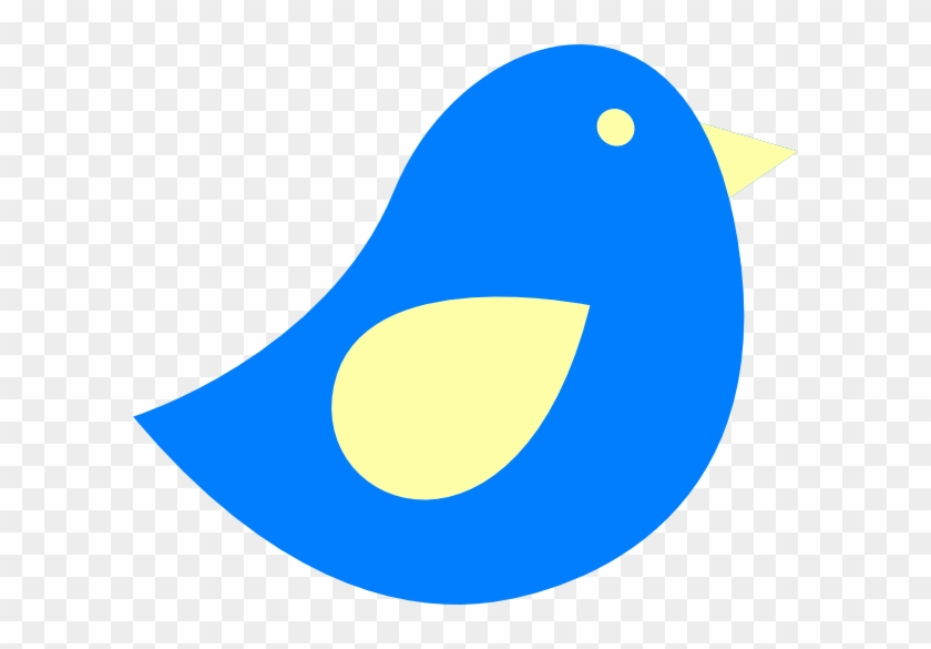 Blue And Yellow Birdie Clip Art At Clker - Circle #780478