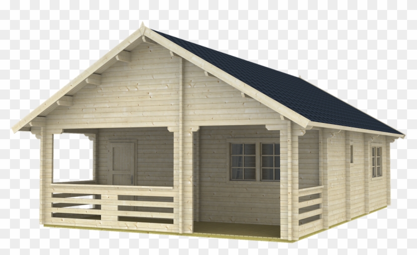 Measuring In At 776 Sq - Casa In Legno Birgit Spessore Mm 70 Cm 635x940 #780749