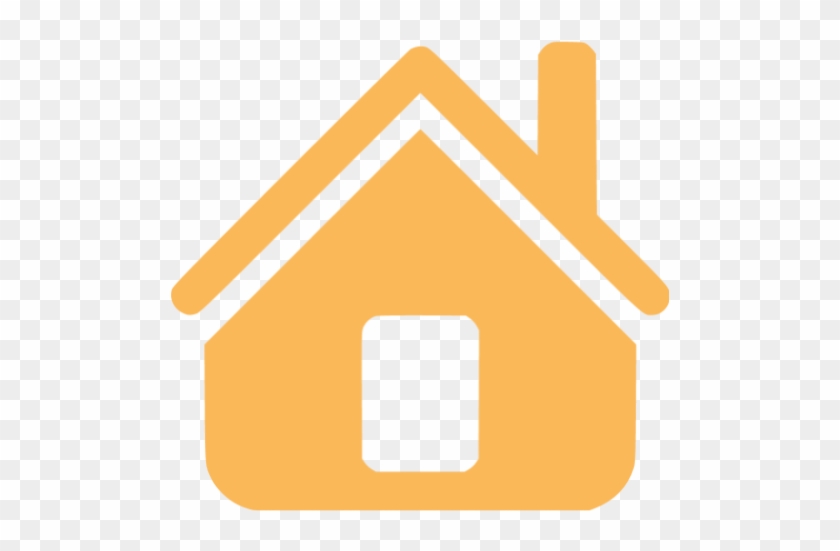 The Square Times A - Home Icon Png Orange #781012