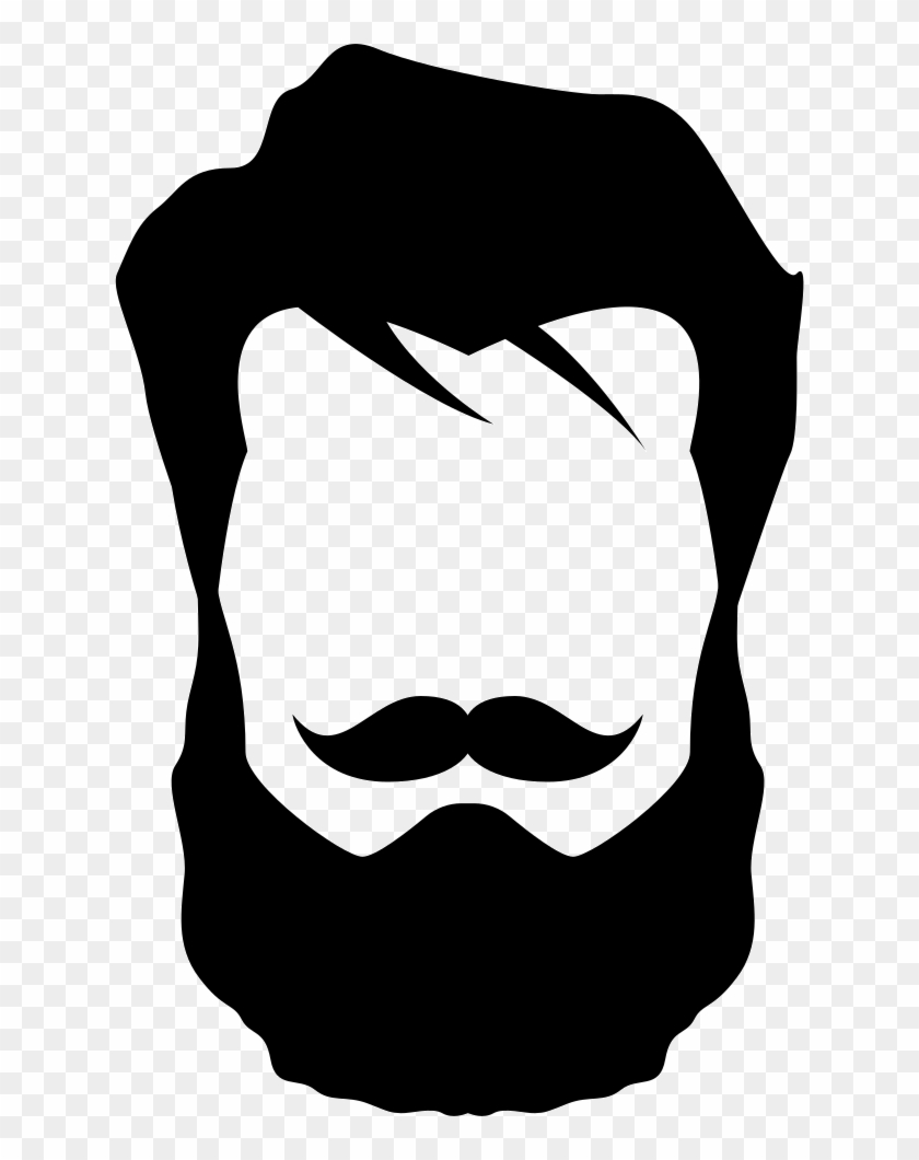 Bearded Man Svg Png Icon Free Download - Quadros Decorativos De Barbearia #781078