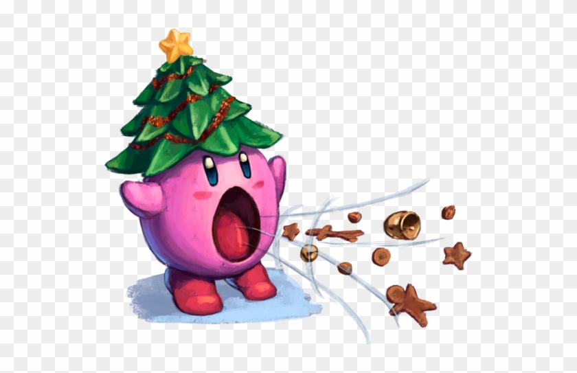 The Kirby Who Ate Christmas By Metaselene - Cartoon #781190