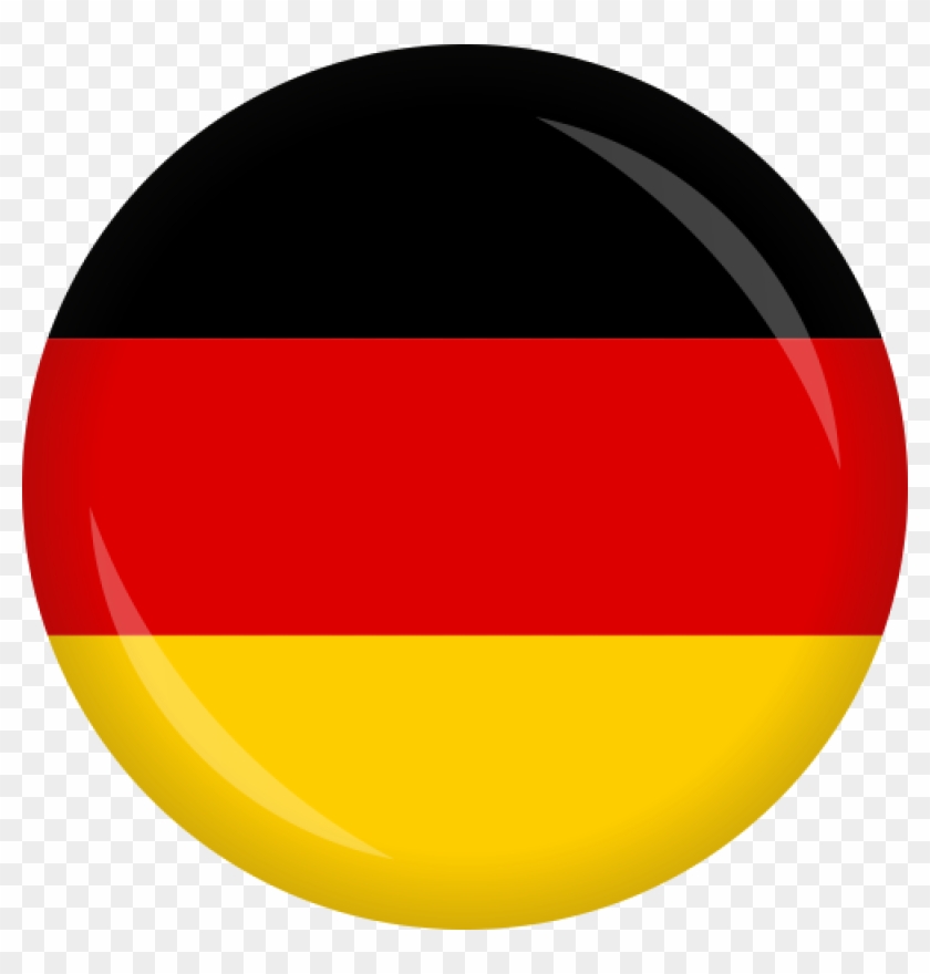 Flag Of Germany Computer Icons Clip Art - German Flag Round Png #781191