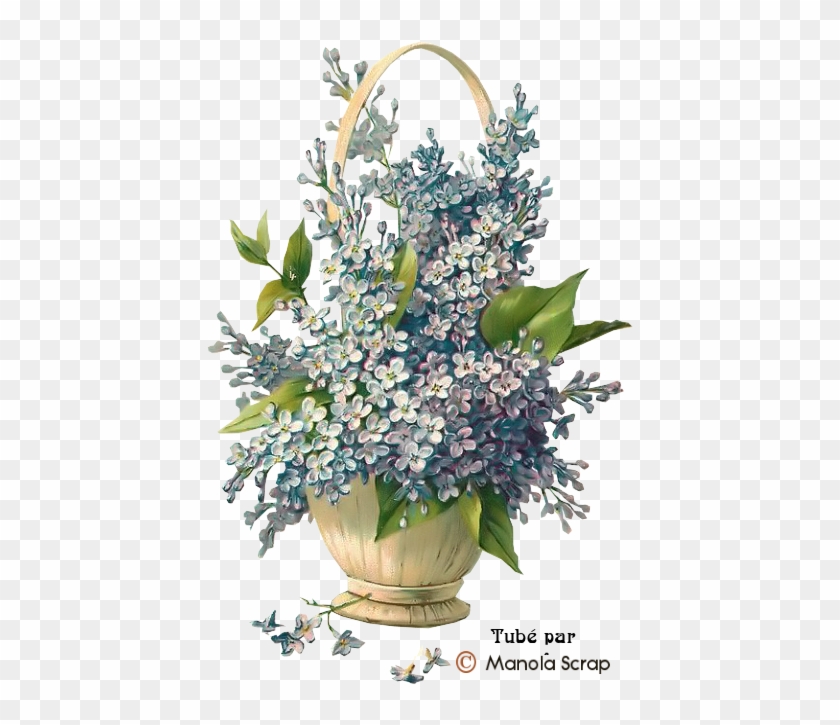 Tubes Fleurs Page - Happy 35th Birthday Sister-in-law, Lilacs, Purple, #781439