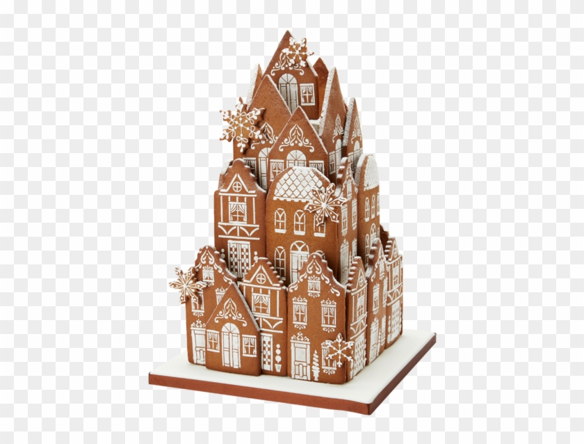 Gingerbread Cookie Village Table Centerpiece - Peggy Porschen Gingerbread Rec #781447