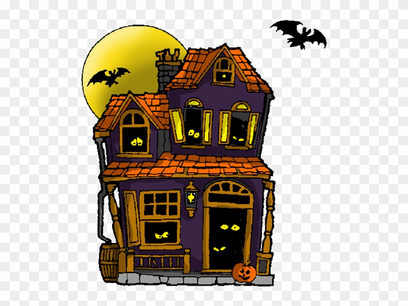 Free Cartoon Haunted House Clip Art - Cartoon #781459