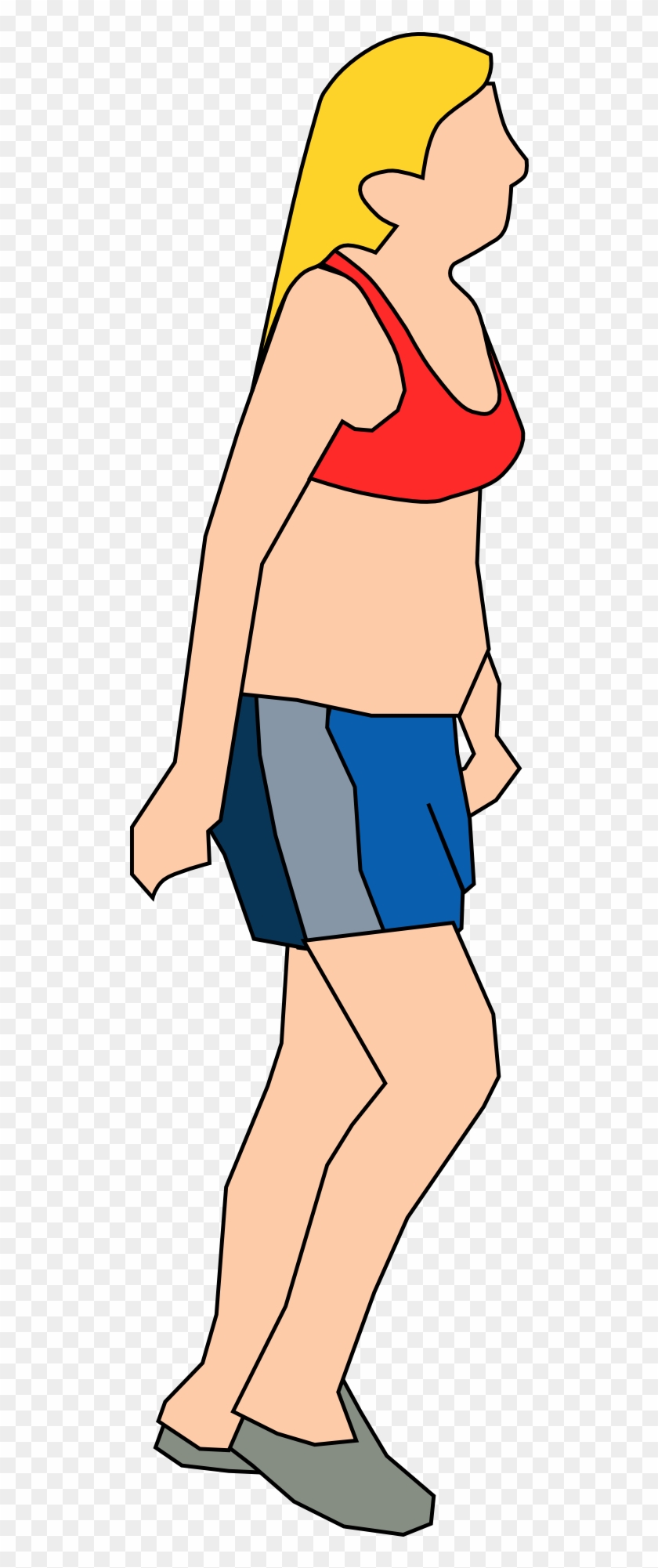 Walking Human Body Clip Art - Walking Human Body Clip Art #781499