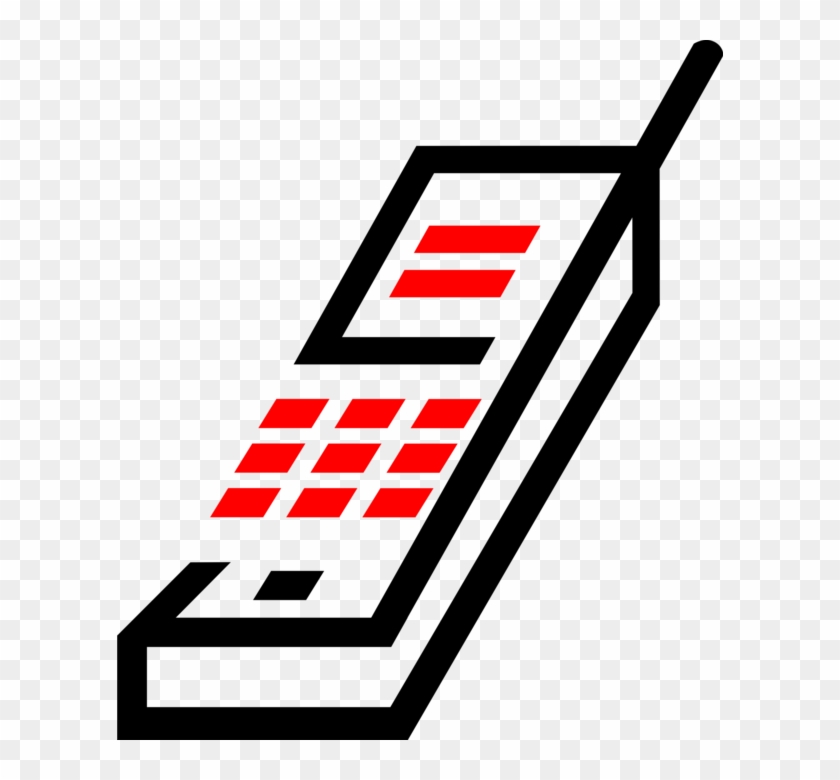 Vector Illustration Of Mobile Smartphone Phone Telephone - Vector Illustration Of Mobile Smartphone Phone Telephone #782016
