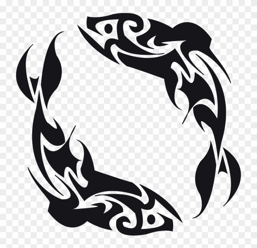 Download Tribal Tattoo Koi Fish - Tribal Fish Tattoo Design #782438