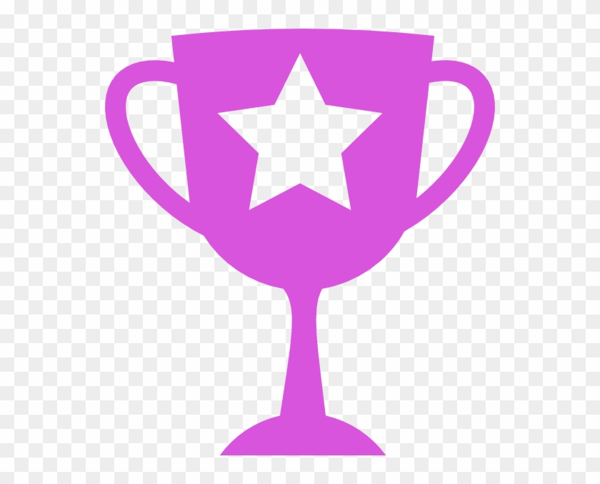 Trophy Clipart Purple - Trophy Icon Png #782541