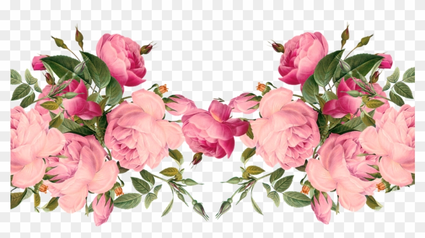 Download Cute Pink Rose Border Clip Art Free - Download Cute Pink Rose Border Clip Art Free #783303