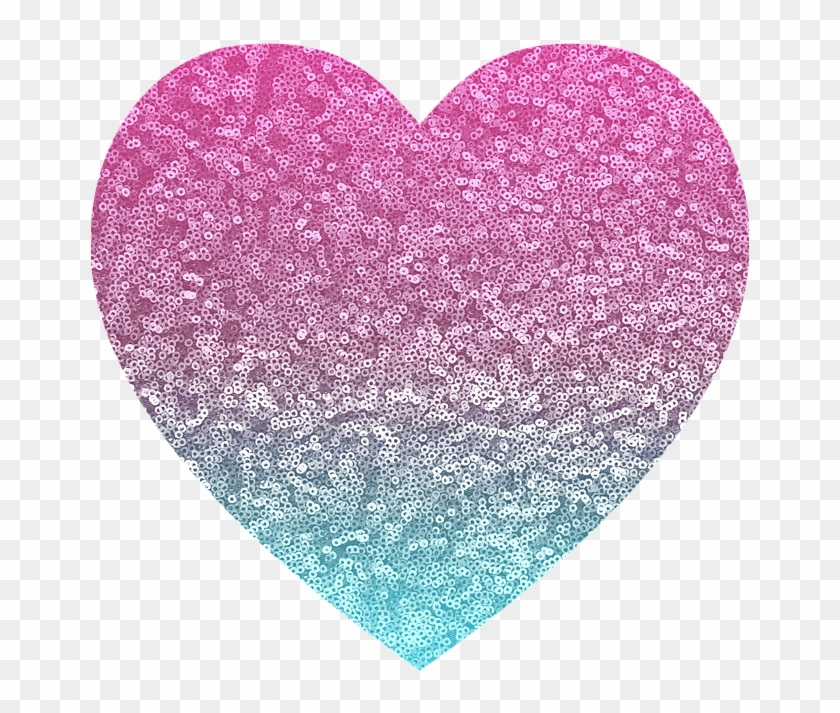 Rose Heart Cliparts 4, - Pink And Blue Heart #783467
