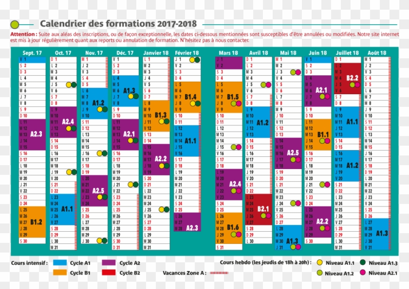 Consulter Le Calendrier 2017-2018 - Consulter Le Calendrier 2017-2018 #784451