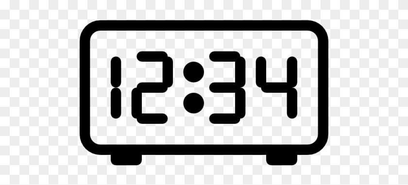 Digital Clock Free Icon - Clock 10 00 Png #785015