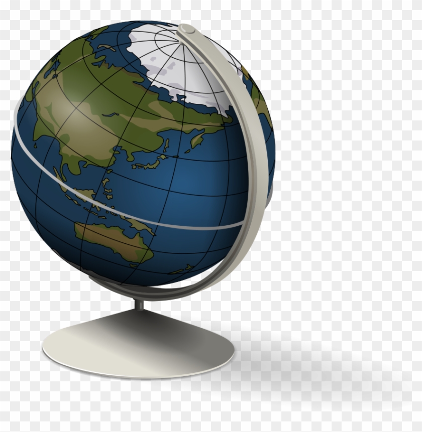 Globe 3d Clipart Vector Clip - Spinning Earth Animation For Powerpoint #785017