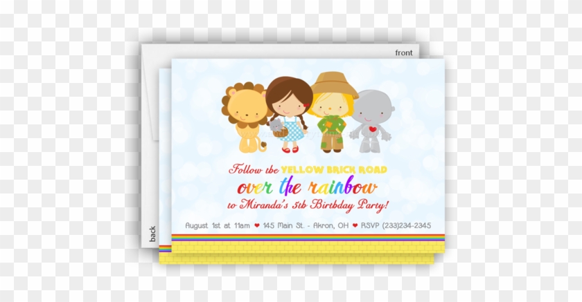 Wizard Of Oz Party Invitation • Baby Shower Birthday - Dorothy And The Wizard Spout Aluminum Water Bottle #785625