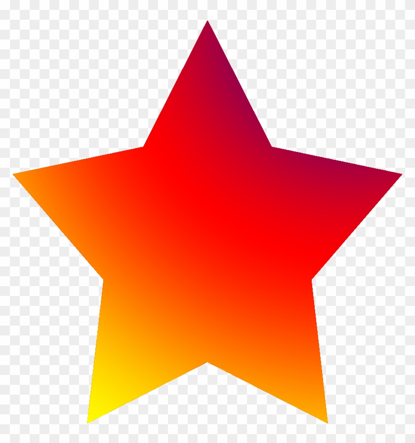 Stars Clipart Colourful Star - Stars Clipart Colourful Star #785667