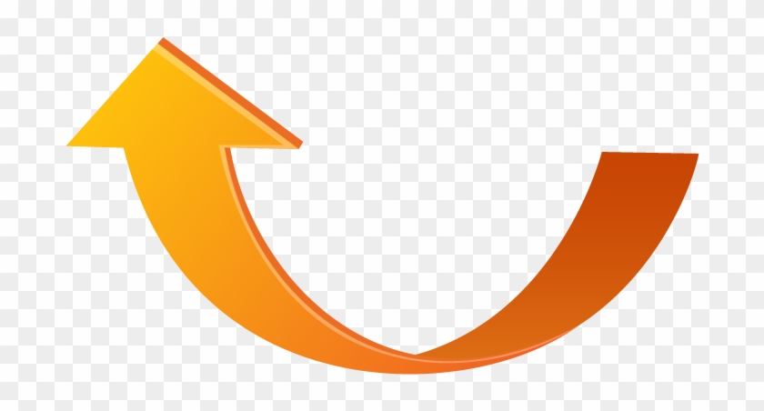 Arrow Clipart Curve Arrow - Curved Arrow Png #785808
