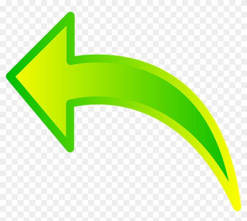 Curved Arrow Clipart 18, Buy Clip Art - ลูก ศร โค้ง สี เขียว #785816