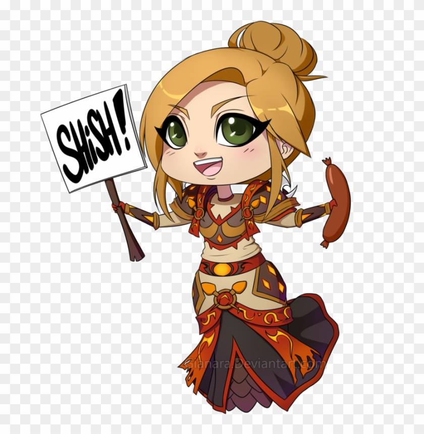 Gianara 14 10 Wow Chibi - Chibi World Of Warcraft Mage #785922