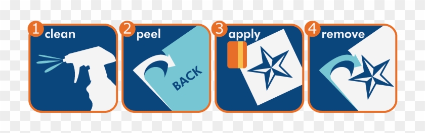 Make Sure The Surface Is Clean Before Applying The - Graphic Design #786205